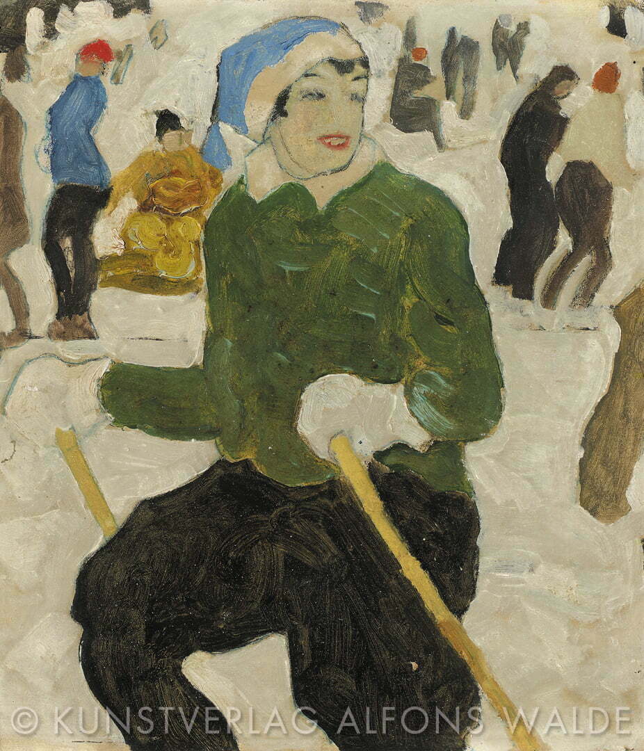 Schifahrerin, 1912