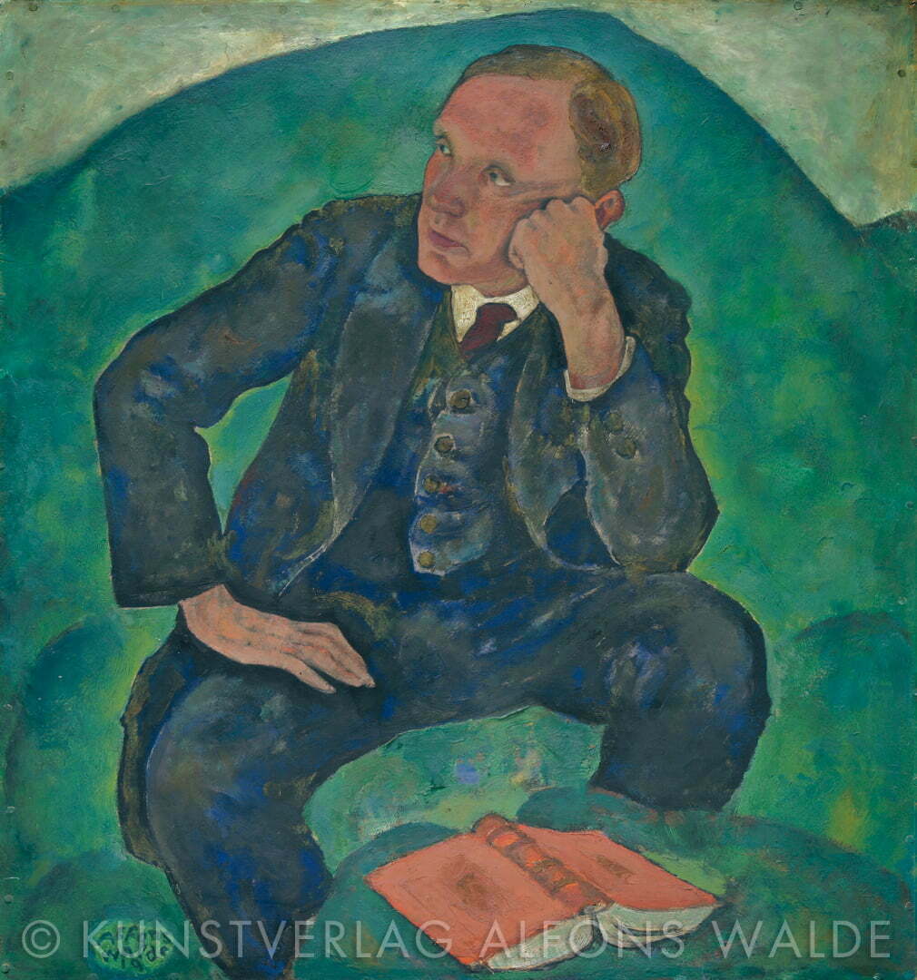 Portrait Petzold sitzend, 1919