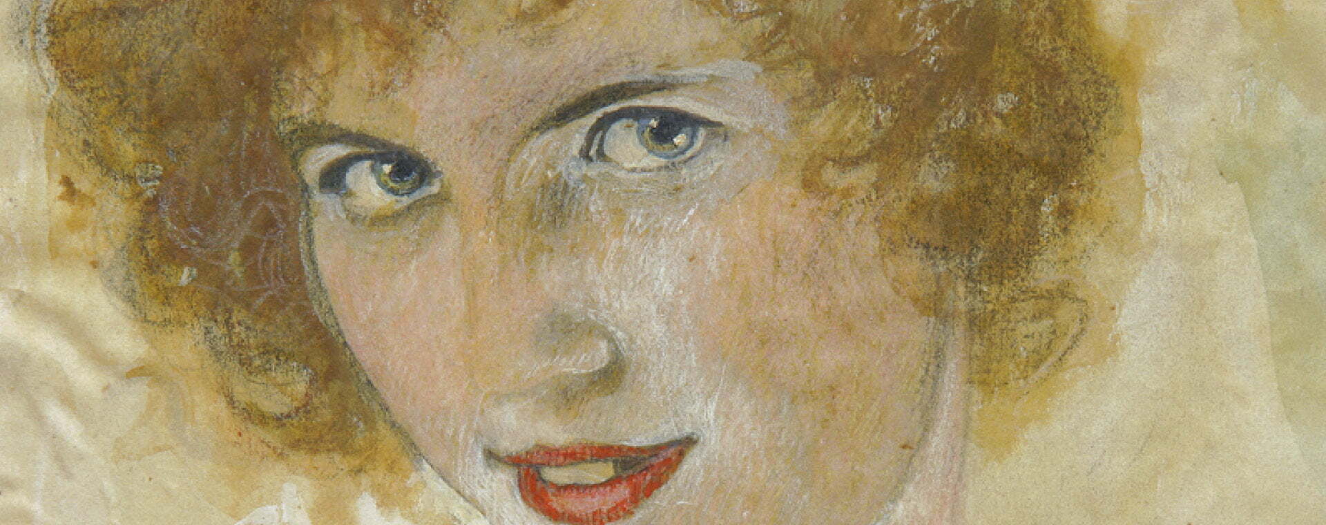 Lili von Lenz (Mädchenporträt), 1919 (Detail)