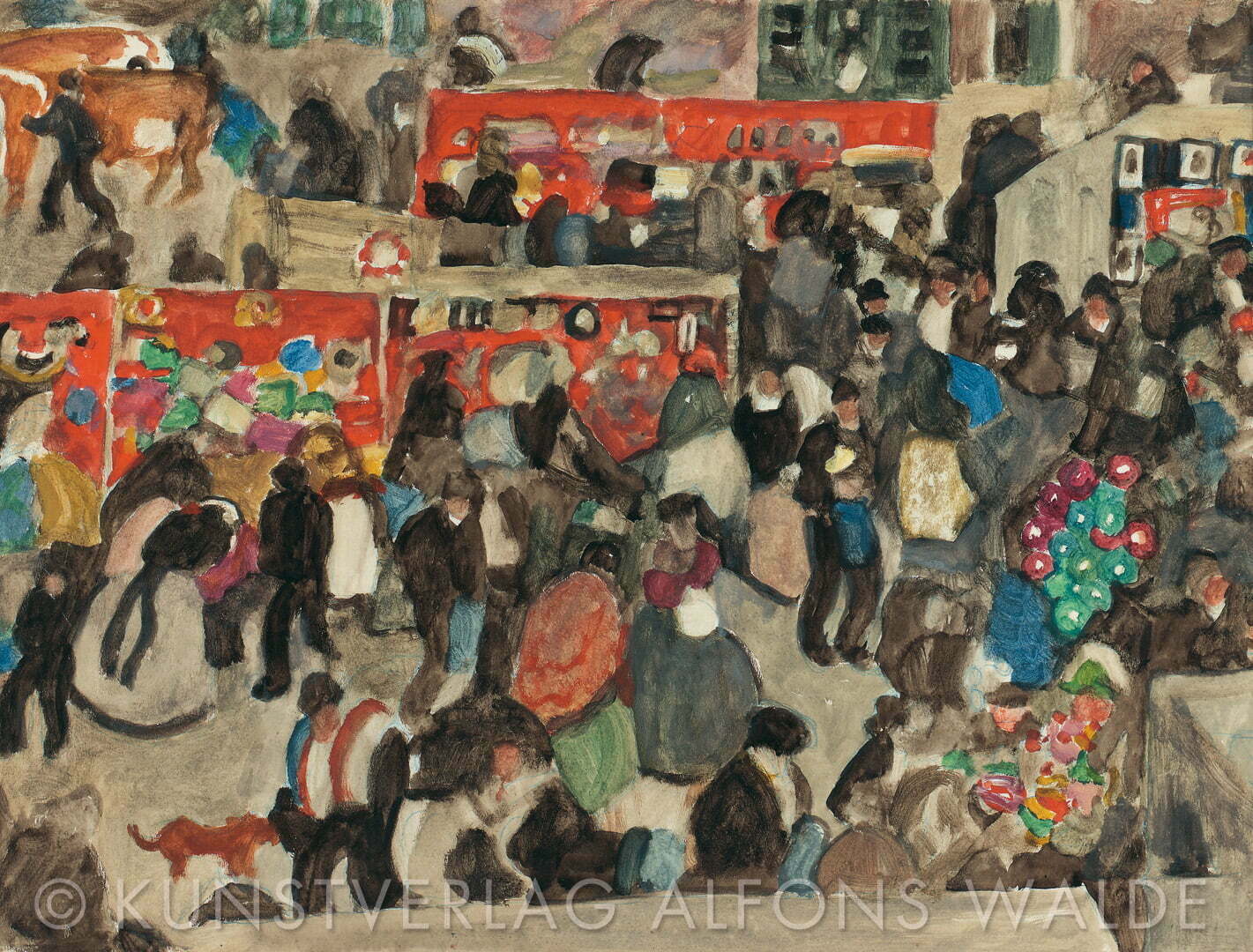 Jahrmarkt, um 1919