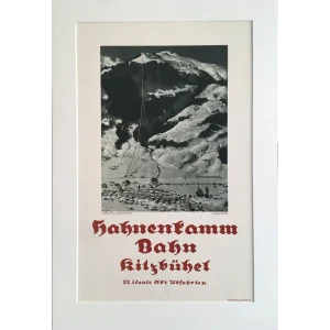 Antiquarischer Druck des Original Gemäldes von Alfons Walde