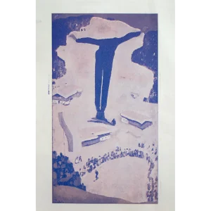 Antiquarischer Druck des Original Gemäldes von Alfons Walde