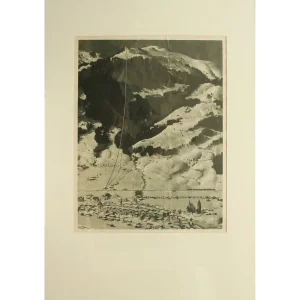 Antiquarischer Druck des Original Gemäldes von Alfons Walde