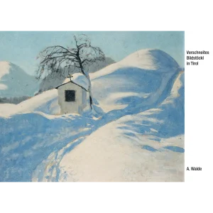Klappkarte mit einem Motiv von Alfons Walde