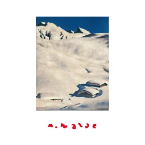 Klappkarte mit einem Motiv von Alfons Walde