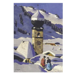 Kunstdruck mit einem Motiv von Alfons Walde