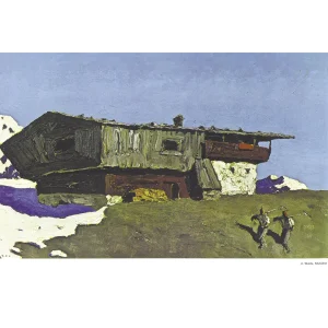 Kunstdruck mit einem Motiv von Alfons Walde