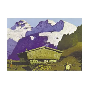 Kunstdruck mit einem Motiv von Alfons Walde