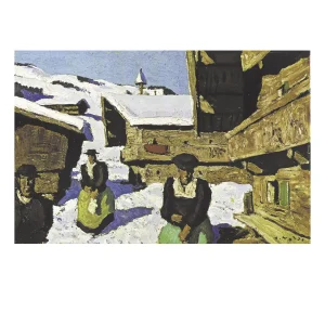 Kunstdruck mit einem Motiv von Alfons Walde