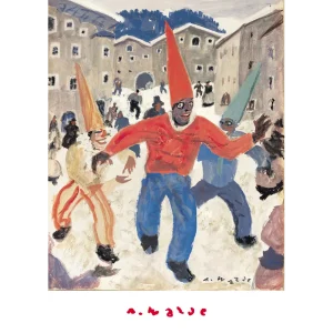 Ansichtskarte mit einem Motiv von Alfons Walde