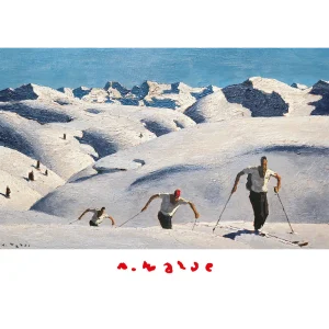 Ansichtskarte mit einem Motiv von Alfons Walde