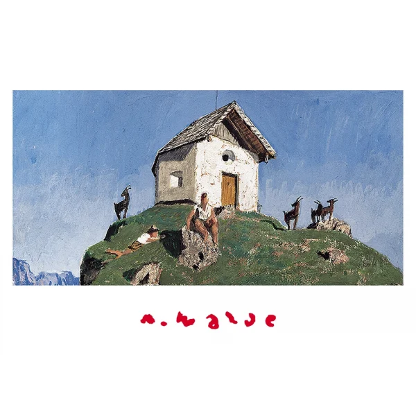 Postkarte mit Alfons Walde Motiv "Hornkapelle"