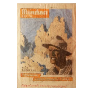 Münchner Illustrierte Entwurf für Luis Trenker / Münchner Illustrierte Layout for Luis Trenker