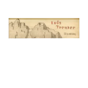 "Ein Leben für die Berge" / "A Life for the Moutains" Novel Layout for Luis Trenker