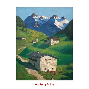 Kunstdruck Alfons Walde-Frühling In
