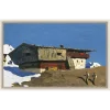 Bergfrühling, Kunstdruck auf Leinwand, gerahmt mit Guggenheim Leiste