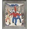 Die Faßnacht, Kunstdruck auf Leinwand, gerahmt mit Walde Rahmen