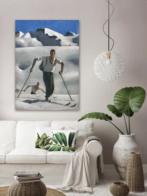 Der Aufstieg als Leinwand auf Maß