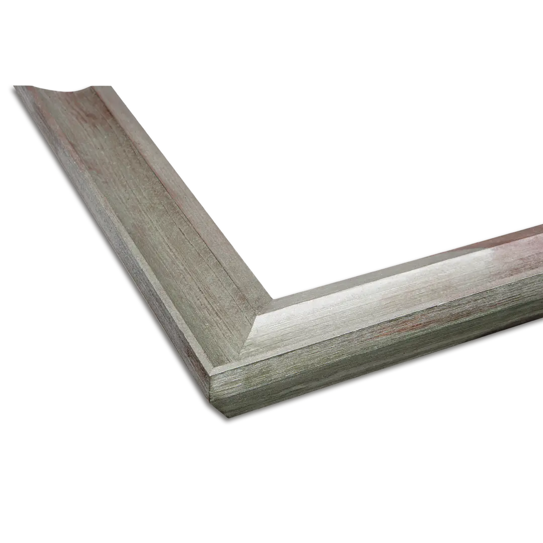 Original Alfons Walde Rahmen, 7cm Breite, Zinn-Anstrich